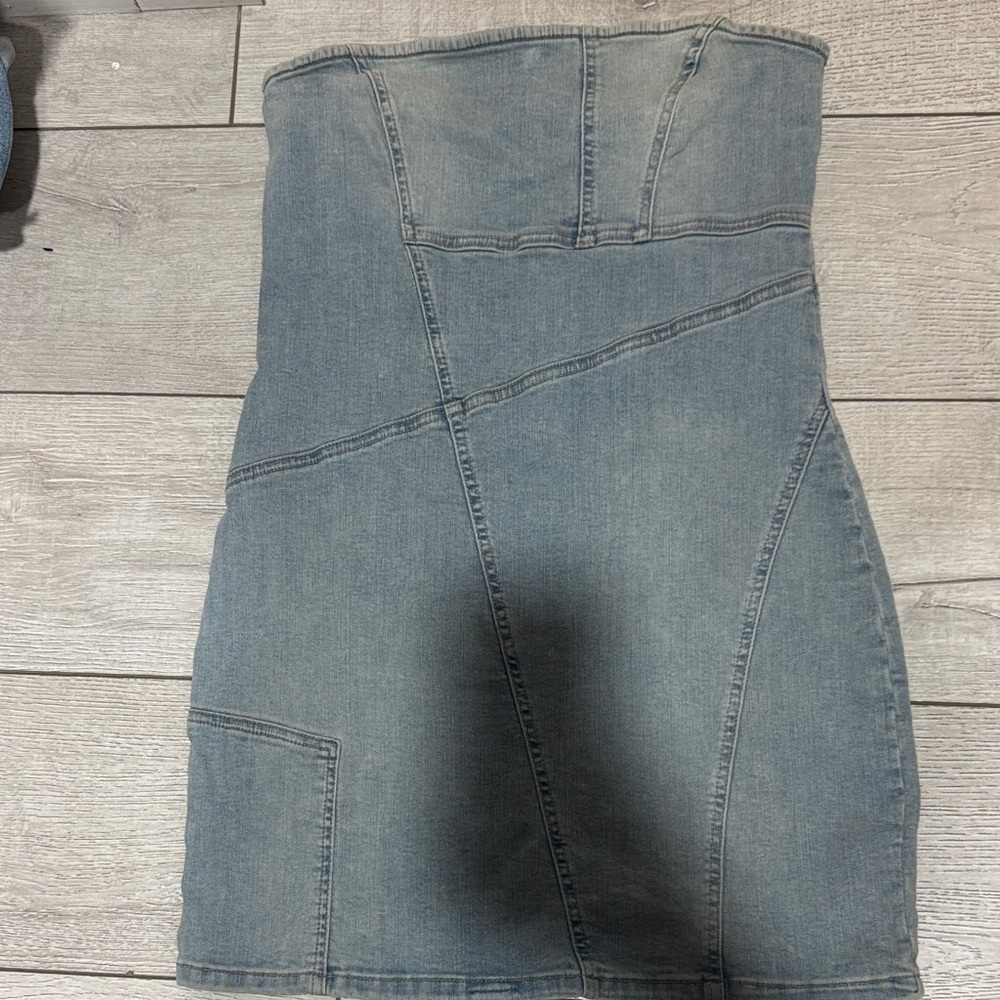 Zara Sky Blue Denim Apparel